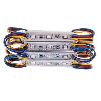 

Lights RGB SMD5050 Window LED Light 100Ft 200Pcs 3 LED Module Light Waterproof Decorative Light with Adhesive jk