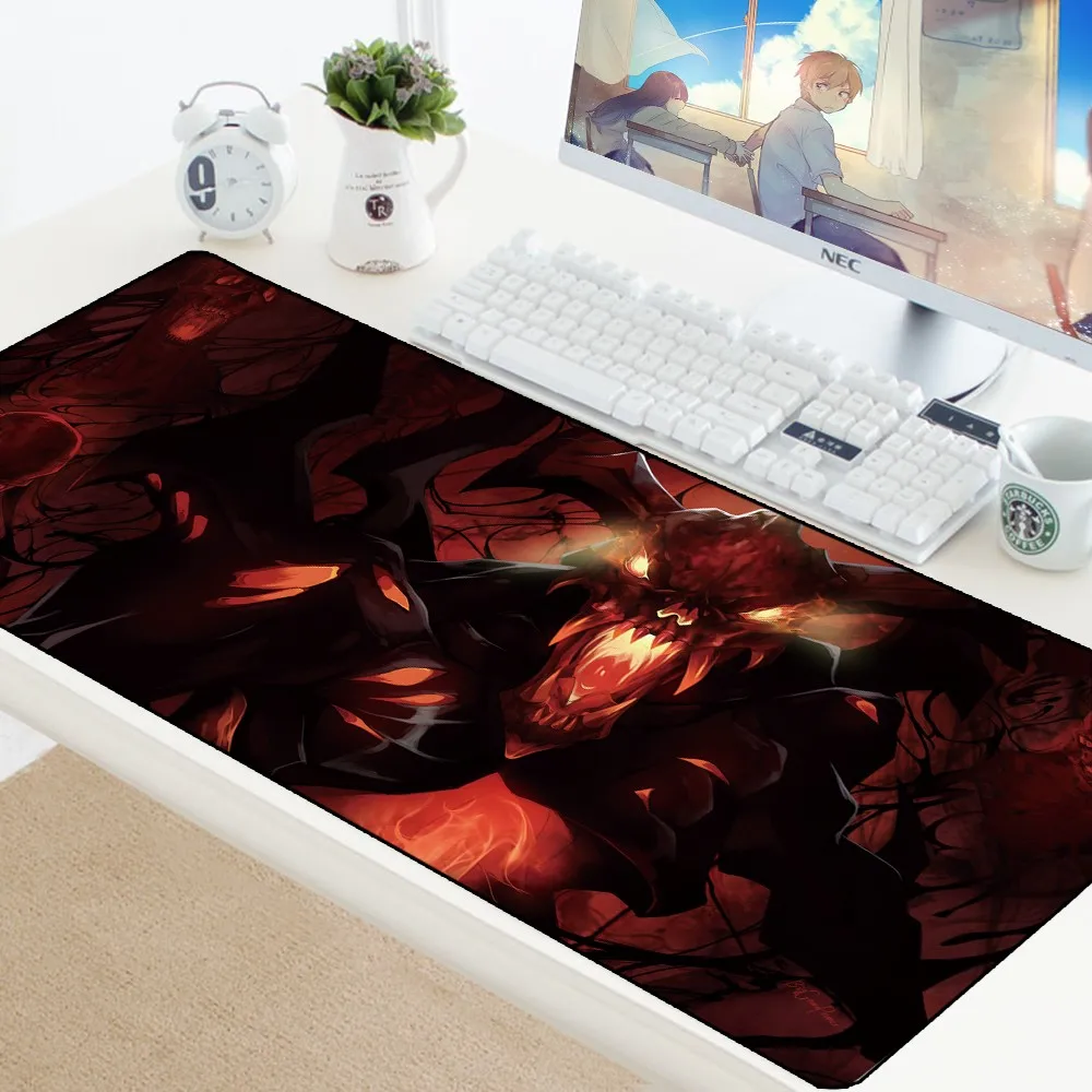 Dota 2 Gaming Mouse Pad Large XL Computer Mousepad Waterproof Speed Locking Edge Rubber PC Desk Mat