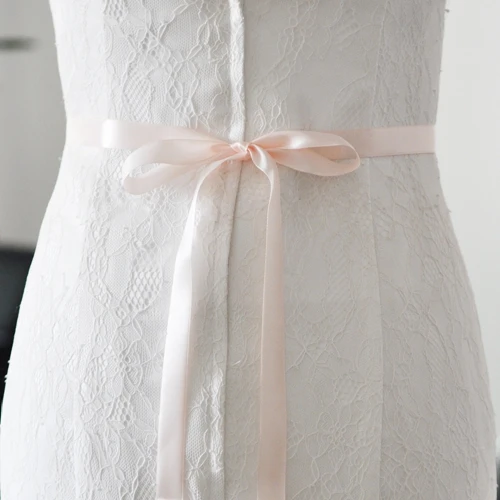 baby pink Модные женские туфли пояса жемчуг Свадебные ремни свадебные туфли с жемчугом и поясом, вышитое бисером, для невесты Ремни пояс-кушак для девочек, вечерние платья - Цвет: baby pink