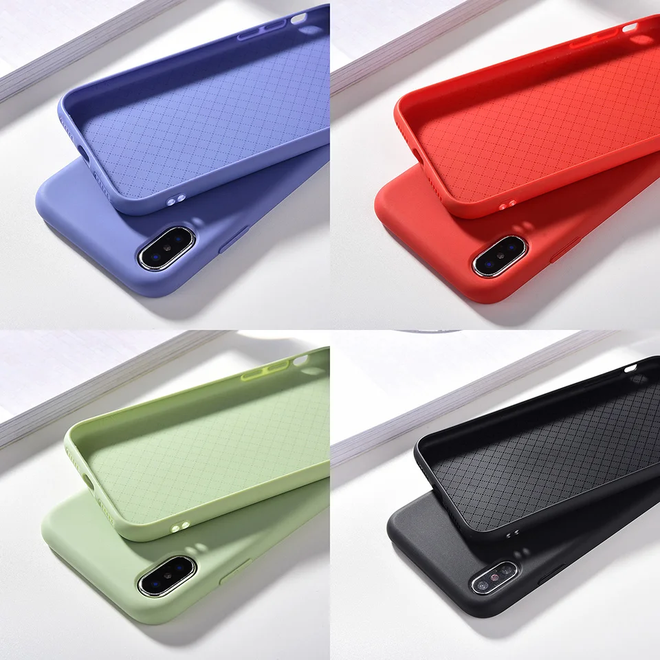 Модный Оригинальный чехол карамельного цвета из жидкого силикона силиконовый