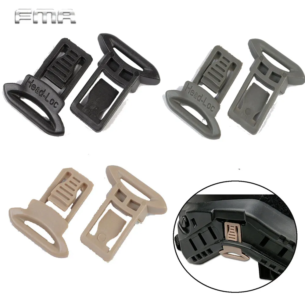 FMA Goggle Swivel Clips Set For Helmet Side Rails Airsoft Tactical