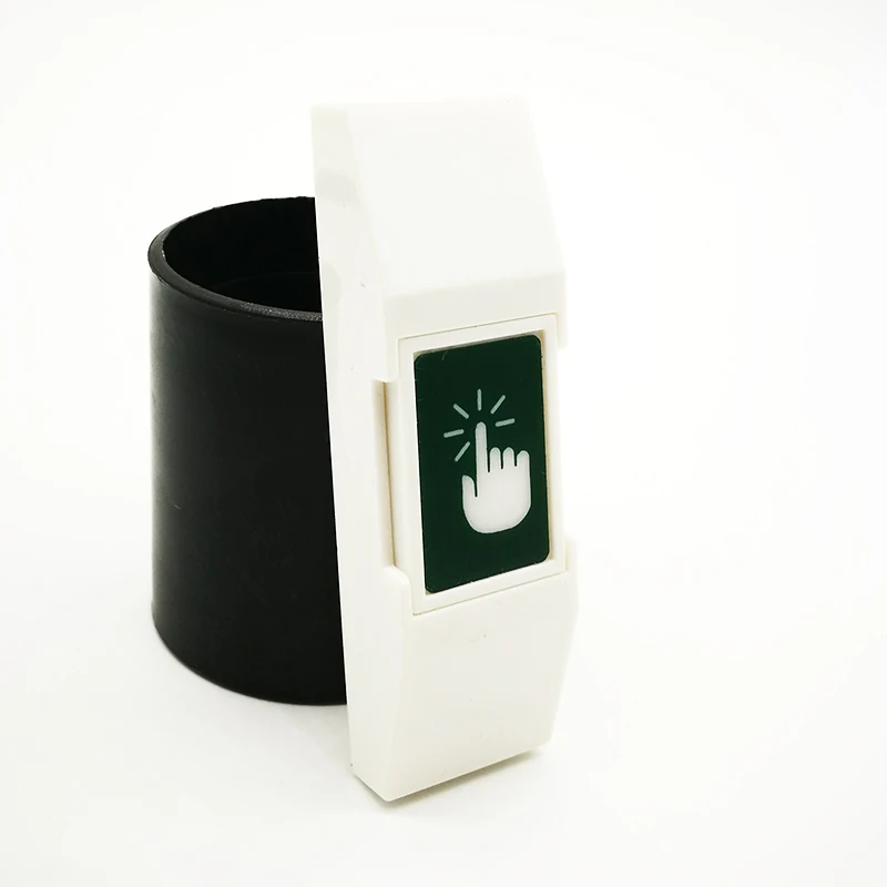 

V3 NO/NC/Com Contact Exit Button Mini size plastic access control system exit button Slim exit switch