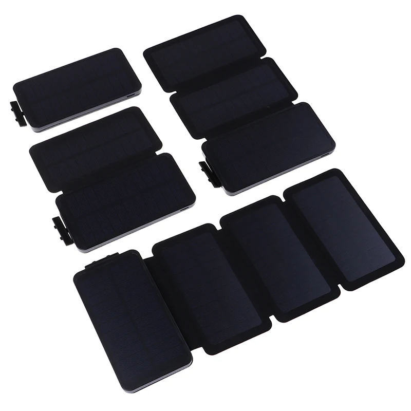 Панель power Bank чехол Зарядное устройство DIY комплекты Коробка для samsung портативный складной светодиодный двойной usb порты Солнечный