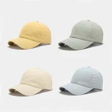 Женская шапка, женская, осенняя и зимняя, простая, дикая, бейсболка, японская, Корейская, повседневная, одноцветная, кепка, мужская, с изогнутыми полями, шляпа от солнца