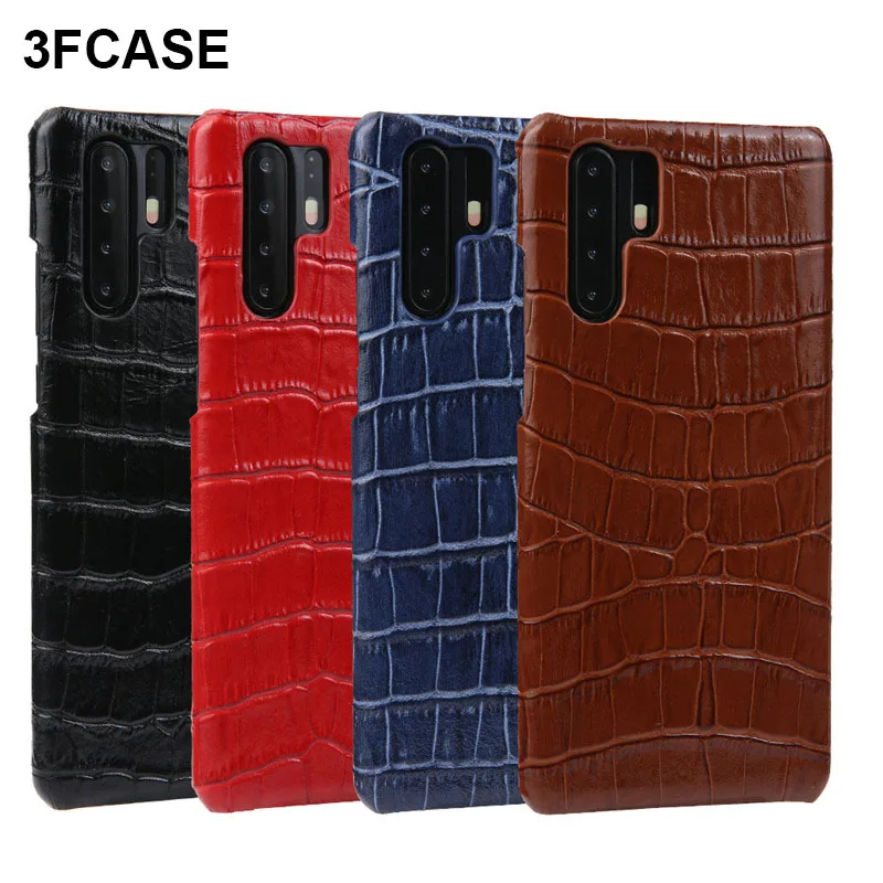 

Leather P20 Pro Case For Huawei P30 Pro Case Luxury Crocodile P30 Cover Shockproof Cowhide P20 Coque For Huawei P20 P30 Pro Case