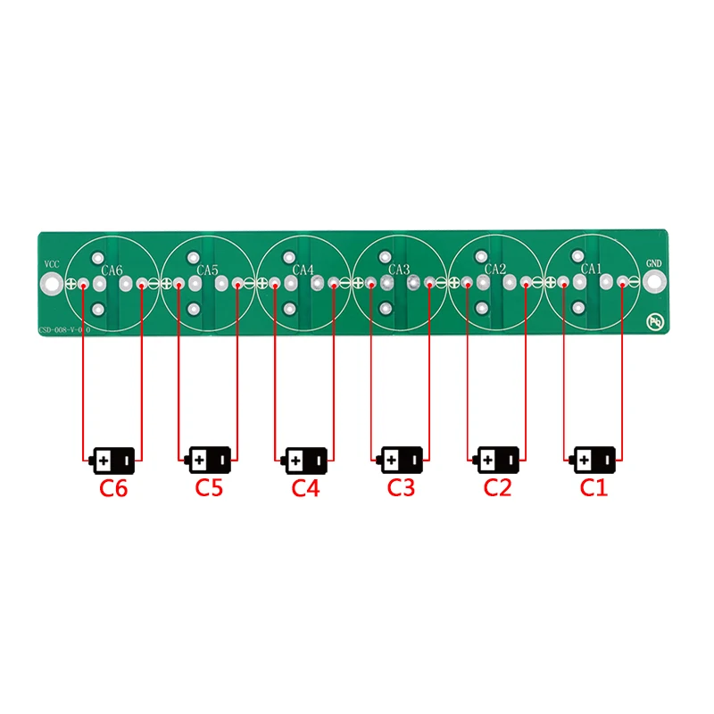 1 шт. 2,7 V 6 строка 2,7 V 220F 350F 360F 400F 500F 800F супер конденсатор с алюминиевой крышкой, балансировки резервная плата