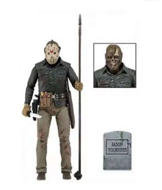 NECA39720 Черная пятница 2009 Джейсон Делюкс издание 7-дюймовый мобильный фигурка модели