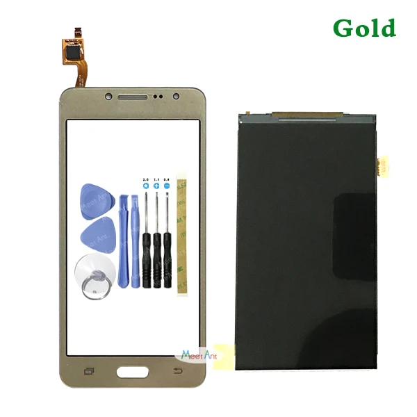 Высокое Качество 5,0 ''для samsung Galaxy J2 Prime SM-G532 G532 ЖК-дисплей с сенсорным экраном дигитайзер сенсор - Цвет: LCD and Touch Gold