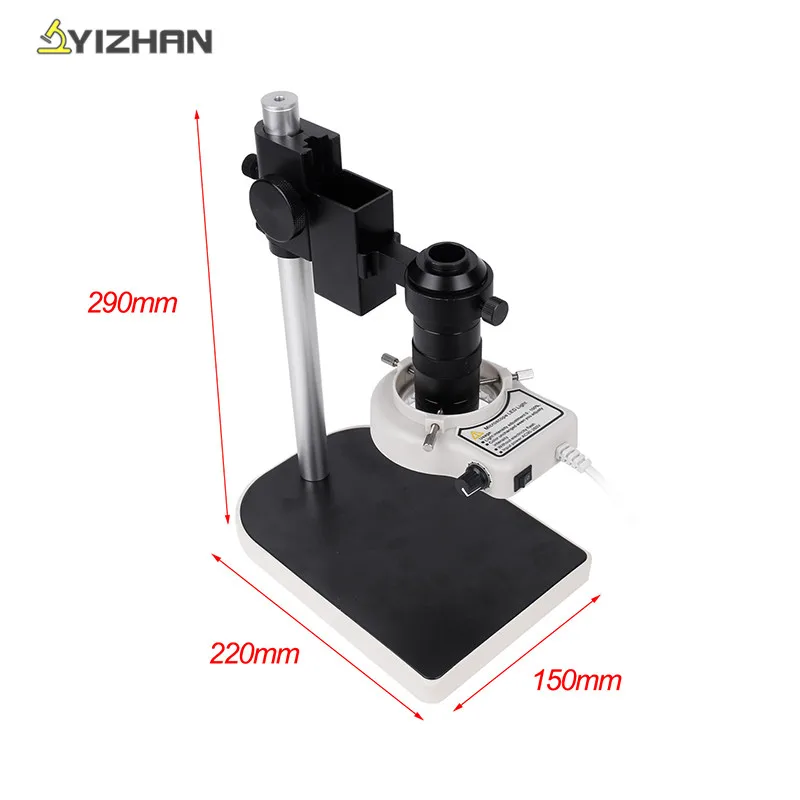 Наборы микроскопов HD 13MP 60F/S HDMI VGA промышленный микроскоп камера+ 130X C крепление объектива+ 56 светодиодный кольцевой свет для чип для телефона ремонт
