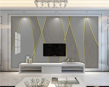 

beibehang Customized personality decoration papel de parede 3d wallpaper simple dark gray embossed line background wall mural