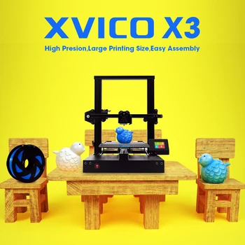 

3d Printer Kit Noiseless Filament Run Out Detection Removable Glass Plate Replaces Hot Bed Print 3d Printing Machine 3d Printers