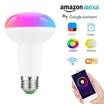 

10W WiFi Smart Light Bulb LED RGB Lamp APP Voice Control With Amazon Alexa Google Assistant Smart Home Life Lighting Bulb