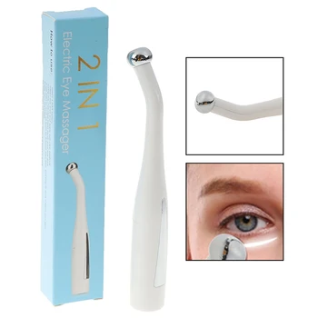 

2 in 1 Electric Eye Massager Anti Aging Wrinkle Eye Patch Relief Micro-current Massage Negative Ion Importing Eyes Care Device