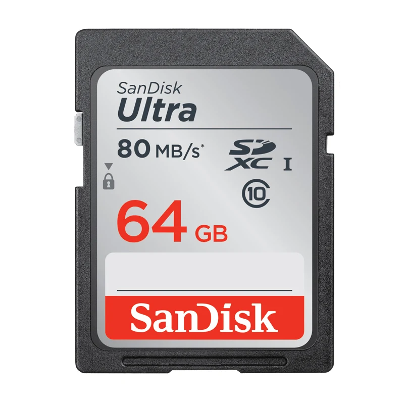 SDUNC-64GB Sandisk Оригинальная карта памяти SD карта Micro SD карта скорость чтения 80 м/с 16 ГБ 32 ГБ 64 ГБ 128 ГБ для камеры 10 лет гарантии - Емкость: SDUNC-64GB
