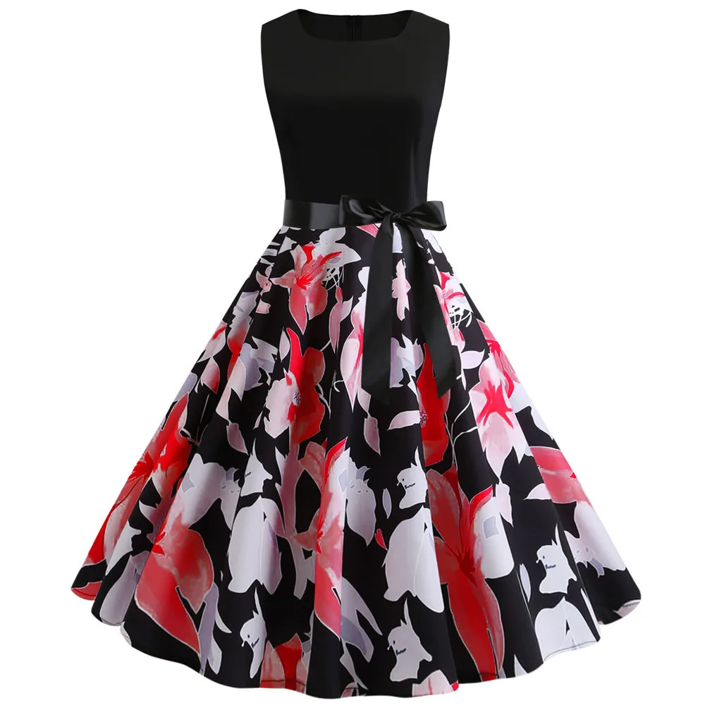 Платье для подроствечерние платье девочек детское с цветочным принтом летняя