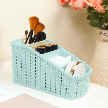 

Plastic Office Organizer Storage Box Bathroom Sundries Storage Box Makeup Brush Cosmetics Organizer Case