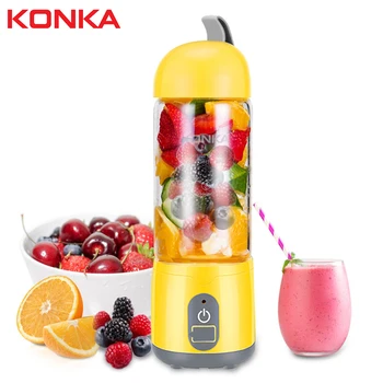 

KONKA 420ML Portable Electric Juicer Blender USB Mini Fruit Mixers Juicers Fruit Extractors Food Milkshake Multifunction