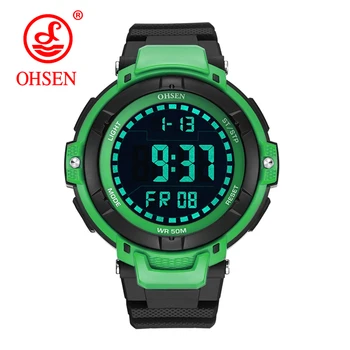 

OHSEN Outdoor Sports Watch Mens Women Fashion Electronic Digital Wristwatch Leisure Ladies Waterproof Watches Unisex Clock reloj