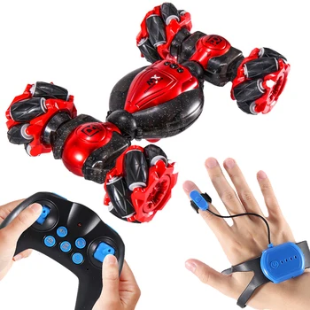 

Remote Control Stunt Car Gesture Induction Twisting Off-Road Vehicle Light Music Drift Dancing Side Driving RC Toy Gift for Kids