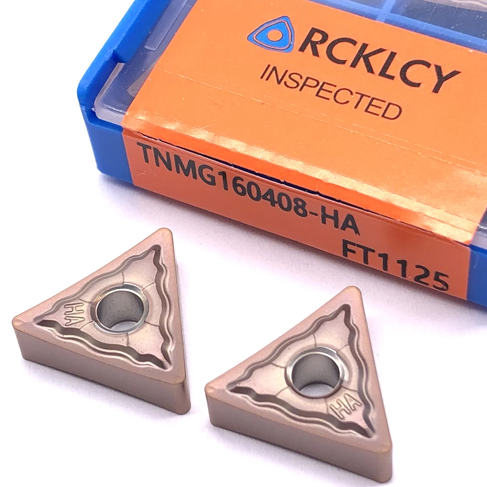 Токарный инструмент RCKLCY TNMG160408 HA FT1125 твердосплавные Фрезы с ЧПУ Индексируемые