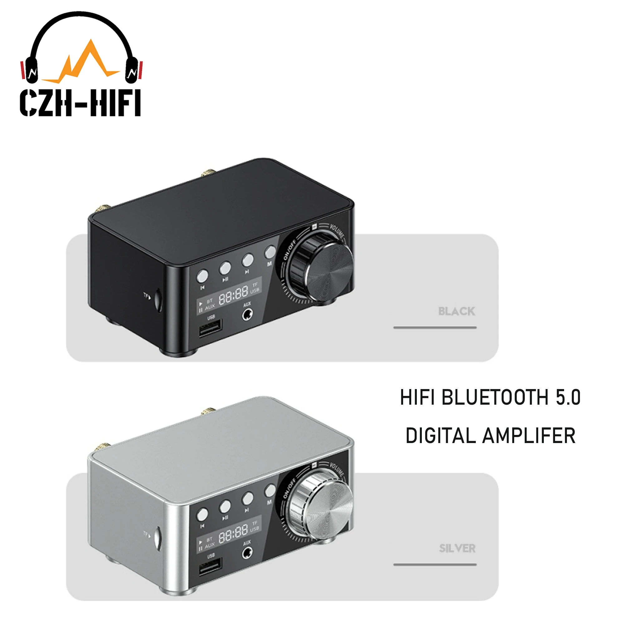 Цифровой усилитель APPJ Mini Hi-Fi Bluetooth 5 0 50 Вт 2 шт. | Электроника