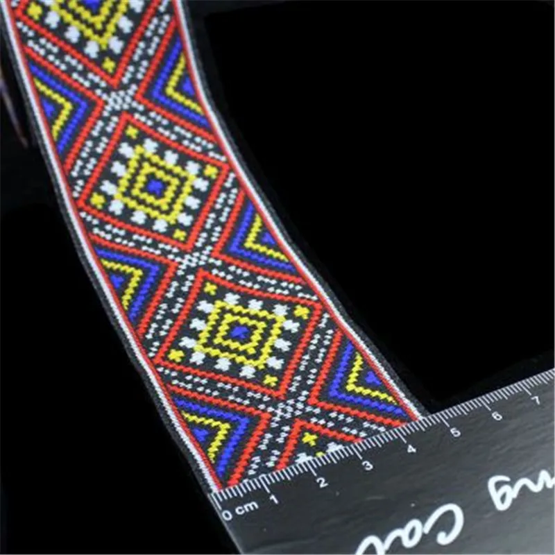 Длина 5 м китайская лента Ретро Национальная вышивка тесьма DIY Аксессуары для