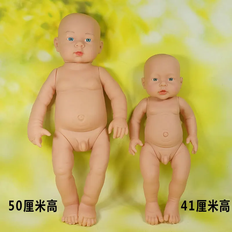 

50 Cm Confinement Nurse Domestic Doll Full Rubber Vinyl Doll Nursing Care Trainer Model Infant Baby