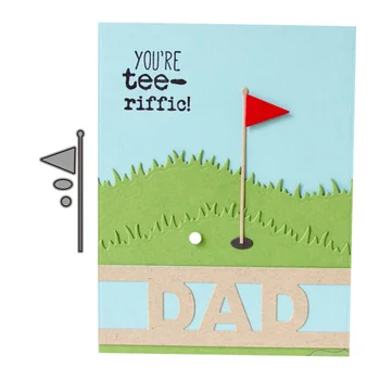 

CH hole in one Metal Cutting Dies 3D DIY Scrapbooking Carbon Sharp Craft Die Photo Invitation Cards