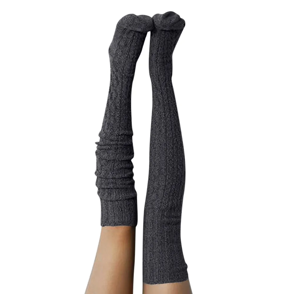 Женские носки, чулки, теплые чулки выше колена, Длинные хлопковые чулки "Medias", сексуальные чулки, зимние# sw
