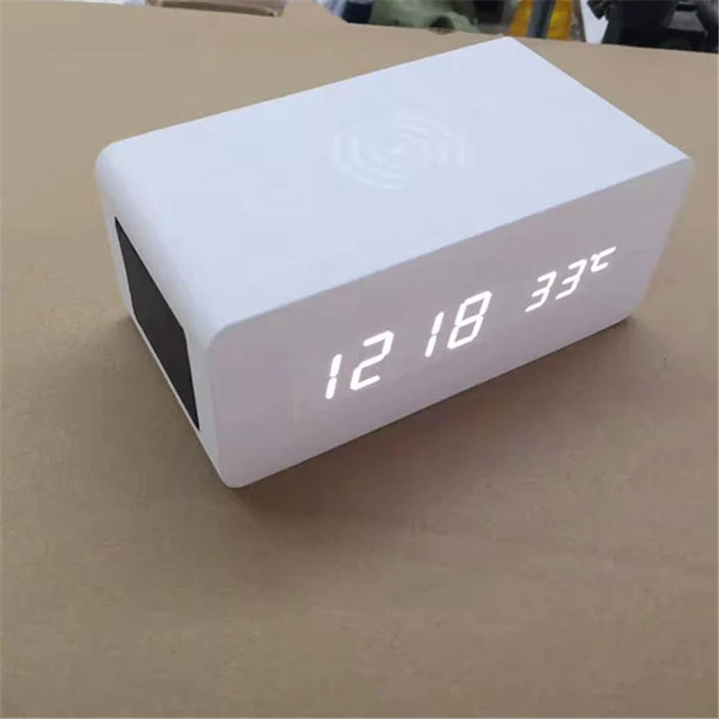 Bluetooth Speaker Alarm Clock Wireless Charging Pad Temperature Humidity Monitor Alarm Clock Bluetooth Speaker Bluetooth Speaker Alarm Clock Wireless Charging Pad Temperature Humidity Monitor Alarm Clock Bluetooth Speaker