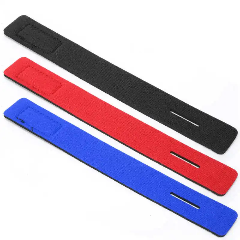 Fishing Rod Holder Fishing Rod Tie Holder Strap Outdoor Fishing Rod Carry Strap Neoprene Sling Elastic Adjustable Tackle Holder Hook Loop Tie
