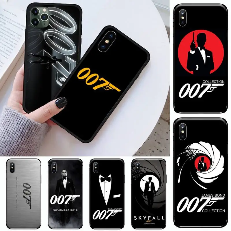 Бесплатная доставка чехол для телефона James bond 007 iPhone 11 12 pro XS MAX 8 7 6 6S Plus X 5S SE 2020 XR |