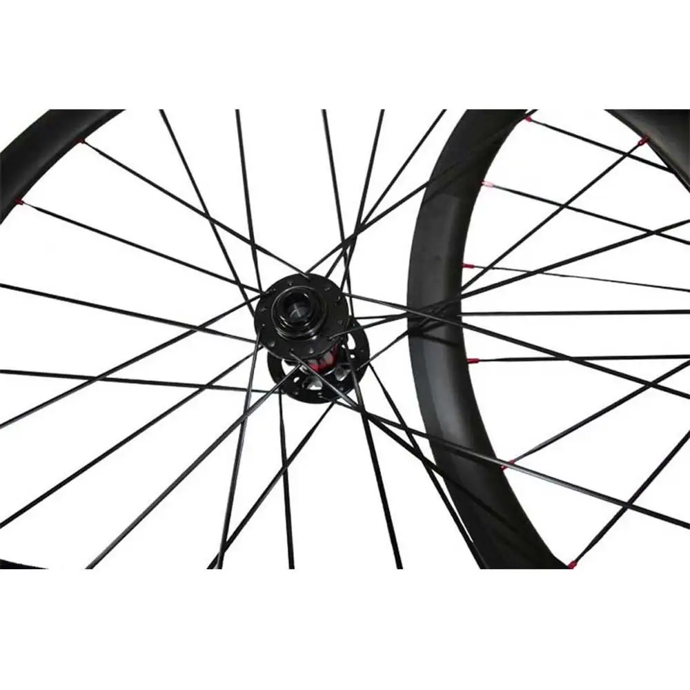 Carbon Fiber Disc Wheels 40mm deep 25mm Wide Tubeless 700C Cyclocross