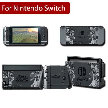 

Nintend Skin Protector Sticker for Nintendo Switch NS Console and Controller Skin Set For Super Smash Bro Eevee Protective Film