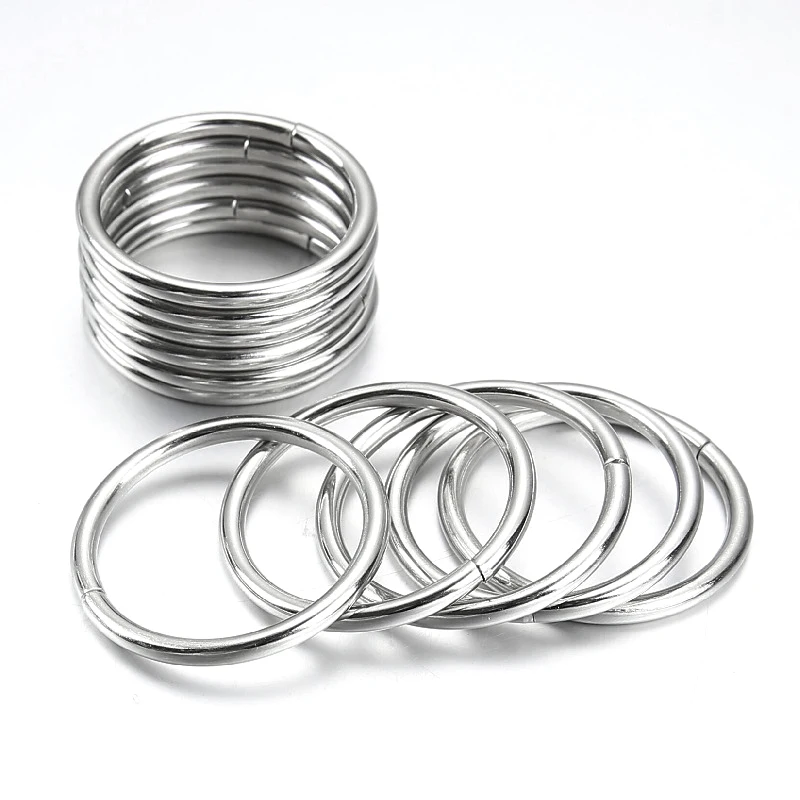 RVS ring, Dikte 10 mm, Binnendiameter 100 mm