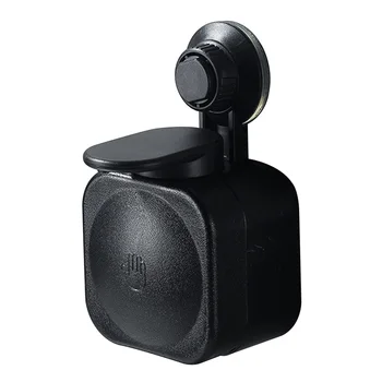 

Practical Home ABS Soap Dispenser Wall Mounted Kitchen No Drilling Waterproof Press Hanging Bathroom Space Saving Suction Cup