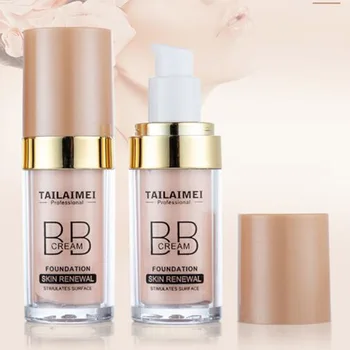 

TLM 30ml ivory white natural skin brightening complexion facial foundation liquid concealer waterproof and easy to remove makeup