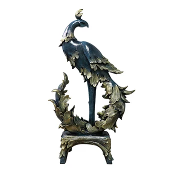 

European TV cabinet decoration luxury high American porch creative home decoration Phoenix Decoration Crafts fairy garden