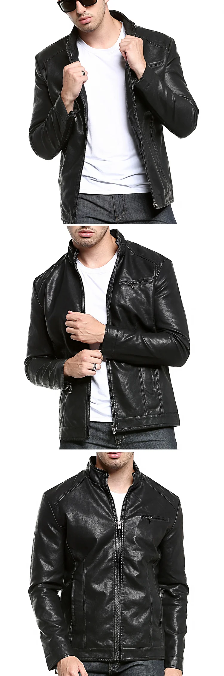 De New Men Brand Jaqueta Couro Motorcycle Masculina Leather Men Jacket PU Faux Leather Bomber Male Coats Jackets Masculino 2021 men's genuine leather motorcycle jackets