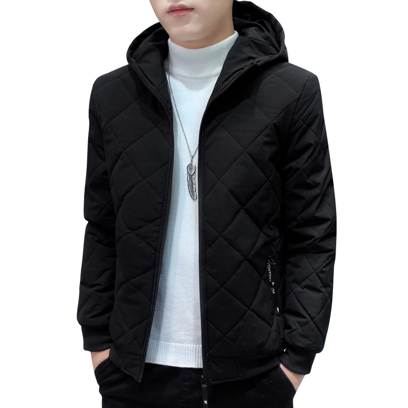 2021 new cotton-padded coat men with fleece and thick coat boyfriend daily shopping winter fashion brand down jacket