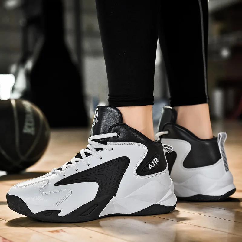 

High-top men's basketball shoes female couple 48 yards men's shoes extra large code 45 students 46 teenagers 47 sports shoes