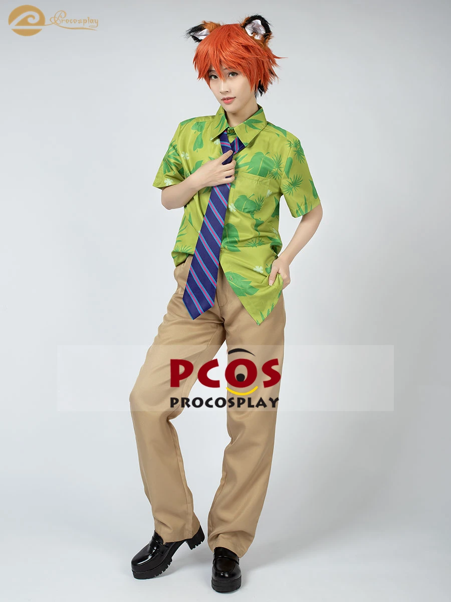 Zootopia Zootropolis thug and punk лиса Ник Вайлд riffraff наряды Косплей Костюм mp004788