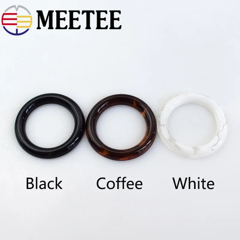 Круглые пуговицы Meetee из смолы с уплотнительным кольцом 3 0 4 5 см женские шарфы