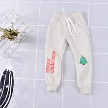 Корейско-Стиль на гусеничном ходу; сезон осень Новинка зимы Стиль Рождество suo kou ku матовый спортивные брюки T037