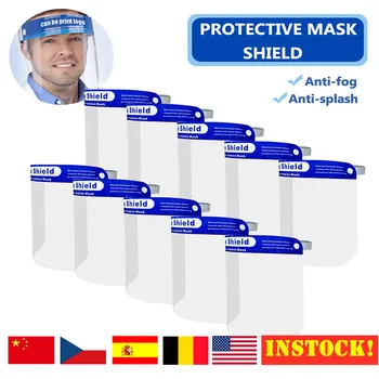 

10pcs Adult Transparent Protective Mask Film Anti-fog Mask Sheet Environmental Protection Isolation Mask Protective Face Screen