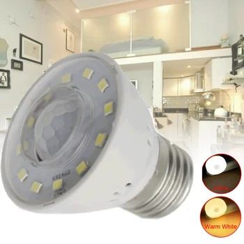 

E27 Induction Bulb Smart Lamp Passway Sound/Voice Sensor LED Bulb PIR Motion Induction Light For Door Stair Lighting
