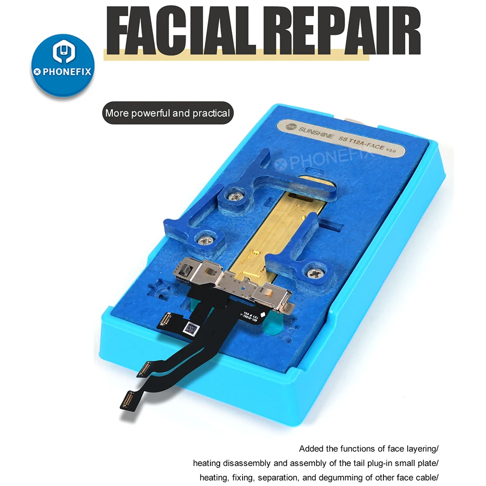 

SS-T12A Face ID V2.0 нагрева паз для iPhone X XS XSMax Face ID Кабель датчик расстояния паяльной станции для ремонта материнской платы подогреватель