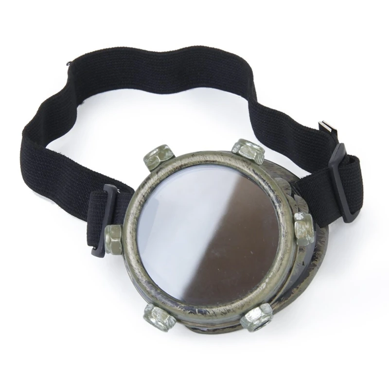 2 шт. защитные очки винтажные стимпанк очки циклопы Готический Косплей Костюм для левого глаза бронза и медь