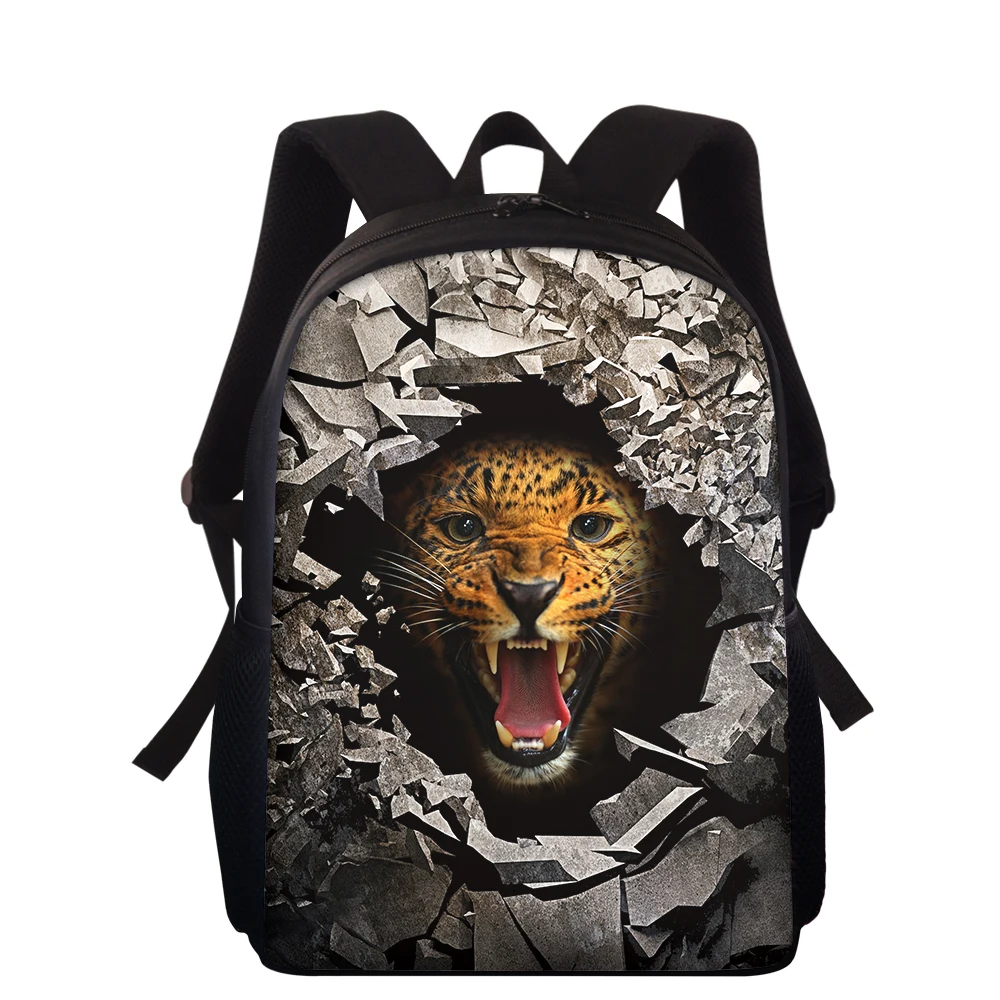 Binienty Cool 3D Print Kids Backpack School Bag Set For Teenager Children Boys Girls Book Bags Satchel Schoolbag