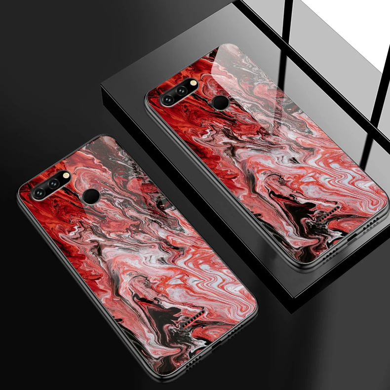 W383 Для Xiaomi Redmi 5A 6A S2 GO Plus модный жесткий чехол из закаленного стекла для телефона Vivo Z5X IQOO NEX AS S1 Pro TPU PC Phone case - Цвет: W383
